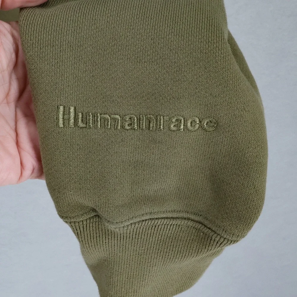 Adidas Sweatshirt Mens Pharrell Williams Human Race Crewneck Medium Olive